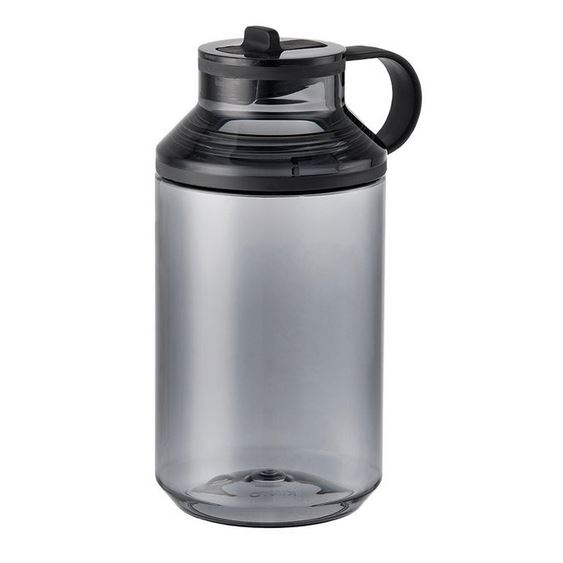 Kinto Active plastová láhev na vodu 600 ml šedá