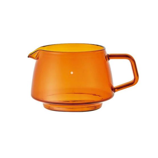 Kinto Sepia skleněný džbánek 430 ml jant. žlutá