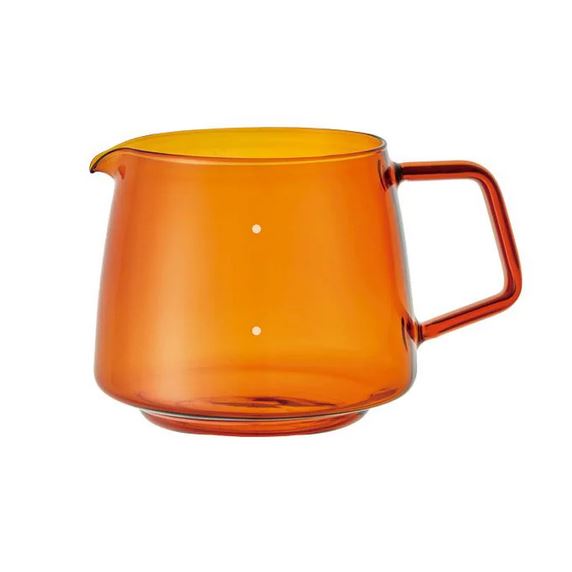 Kinto Sepia skleněný džbánek 750 ml jant. žlutá