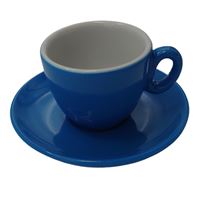 Inkerpor šálek s podšálkem Espresso 70 ml modrý 6 ks