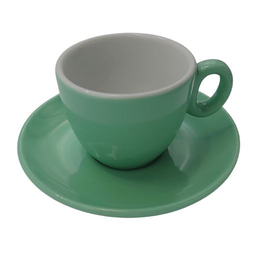 Inker šálek s podšálkem Espresso 70 ml zelený 6 ks