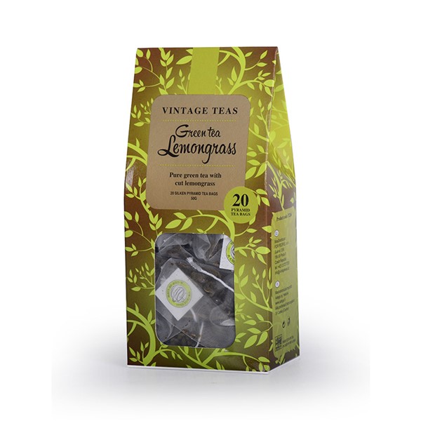 Vintage Teas Zelený čaj s citronelou 20 pyramid 50 g