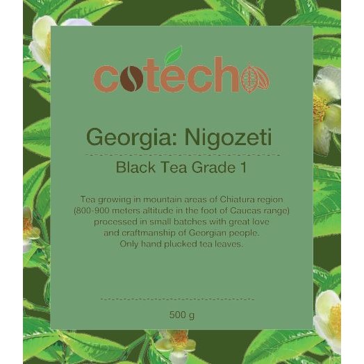 Gruzinský sypaný černý čaj Chiatura GR. I 500g