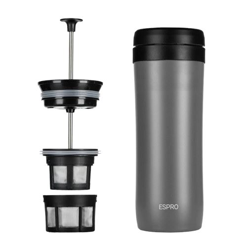 Espro Travel French Press šedý 300 ml