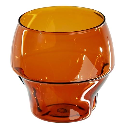 Icosa Aeresso sklenice na espresso 190 ml jantarová