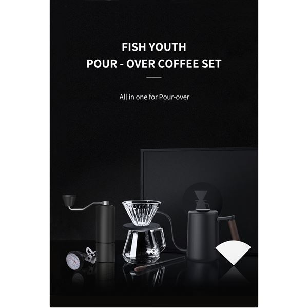 Timemore C3 Pour Over Set Fish Youth černý