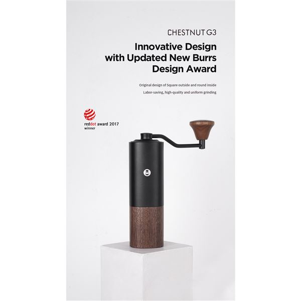 Timemore Chestnut G3 ruční mlýnek na kávu černý/dřevo