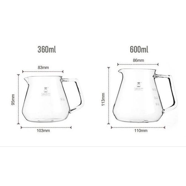 Timemore Coffee Server skleněný 600 ml