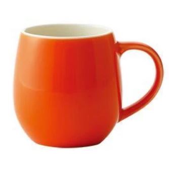 Origami Barrel AromaCup porcelánový hrnek 210 ml oranžový