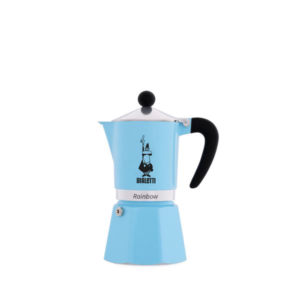 Bialetti Moka konvička Rainbow 3 šálky 130 ml modrá