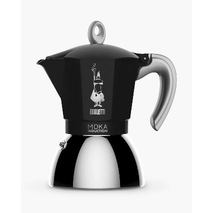 Bialetti Moka Induction 4 šálky černá 160 ml