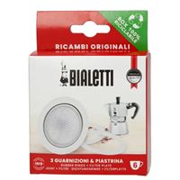 Bialetti 3x těsnění + filtr alu 6 šálků