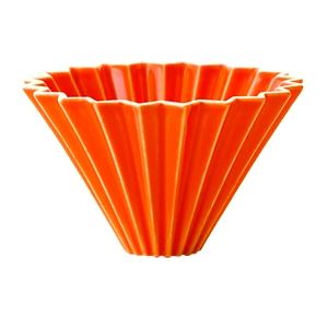 Origami keramický dripper S oranžový