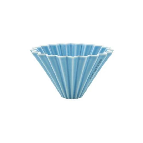 Origami keramický dripper S matně modrý