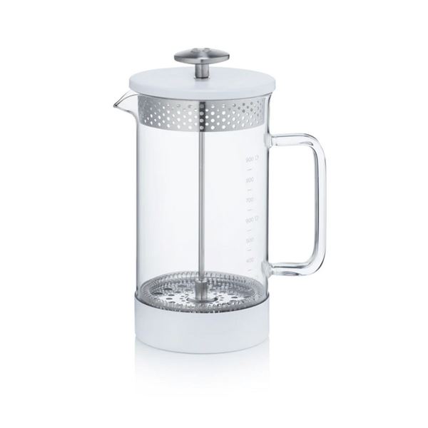 Barista French Press 8 šálků bílý