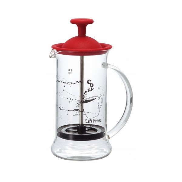 Hario French Press 240 ml červený