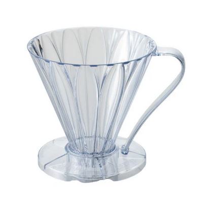 Cafec Flower Deep 45 plastový dripper čirý