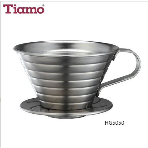 Tiamo K02 ocelový dripper 2-4 šálky