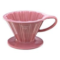 Tiamo keramický dripper na kávu V02 růžový