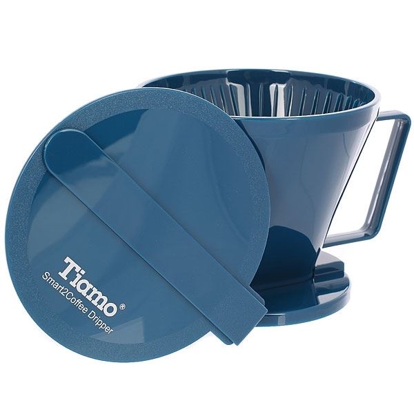 Tiamo Smart2 plastový dripper na kávu modrý