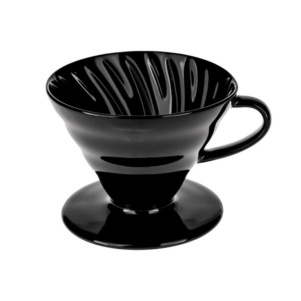 Hario Kasuya keramický dripper V60-02 černý