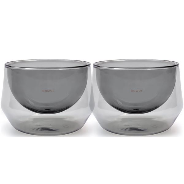 Kruve Imagine 2 sklenice Latte 250 ml Smoke