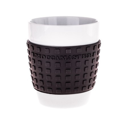 M Moccamaster keramický hrnek One Cup se silikonovou objímkou černý 300 ml