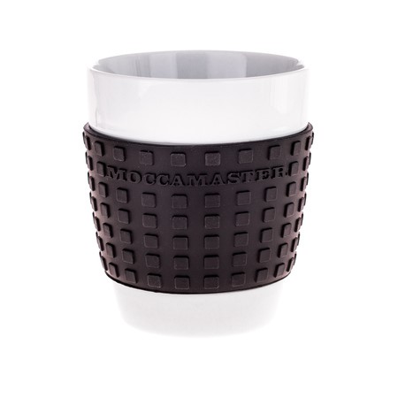 M Moccamaster keramický hrnek One Cup se silikonovou objímkou černý 300 ml