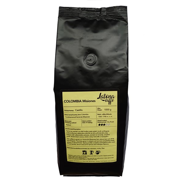 Latona Caffe zrnková káva KOLUMBIE MISIONES 1000 g