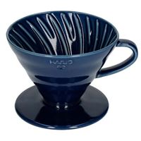 Hario keramický dripper na kávu V60-02 tmavě modrý