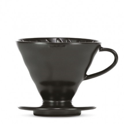 Hario keramický dripper V60-02 černý + 40 filtrů