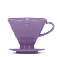 Hario keramický dripper V60-02 fialový + 40 filtrů