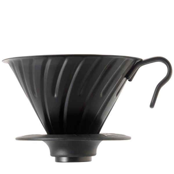 Hario kovový dripper na kávu V60-02 černý
