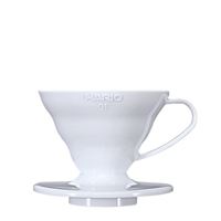 Hario plastový dripper na kávu V60-01 bílý