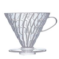 Hario plastový dripper na kávu V60-03 čirý