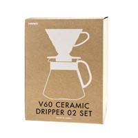 Hario sada Dripper & Pot V60-02 bílá