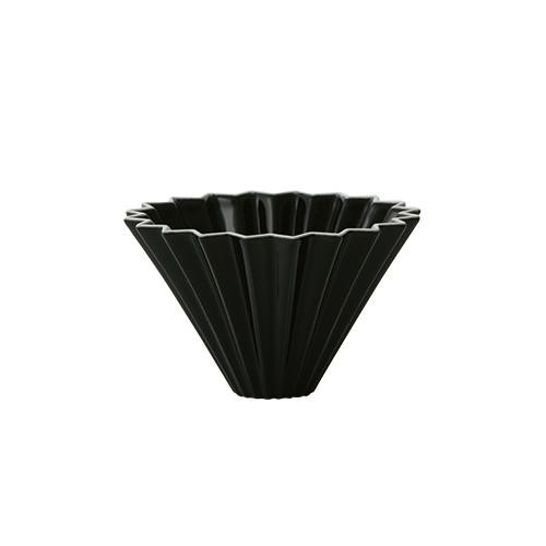 Origami keramický dripper M tmavě černý